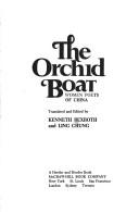 The orchid boat; women poets of China  Cover Image