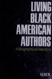 Living Black American authors: a biographical directory  Cover Image