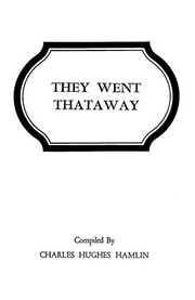 They went thataway. Cover Image
