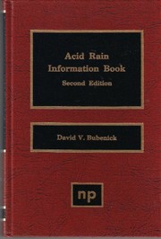 Acid rain information book  Cover Image