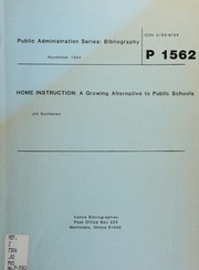 Home instruction : a growing alternative to public schools  Cover Image