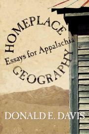 Homeplace geography : essays for Appalachia  Cover Image