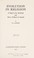 Go to record Evolution in religion: a study in Sri Aurobindo and Pierre...