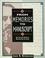Go to record From memories to manuscript : the five step method of writ...