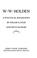 Go to record W.W. Holden, a political biography