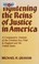 Go to record Tightening the reins of justice in America : a comparative...