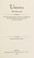 Go to record Virginia will records : from the Virginia magazine of hist...